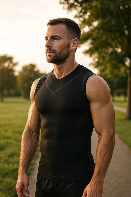 Gilet de Compression pour Homme avec Soutien Postural 1