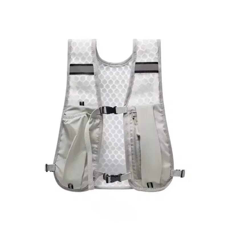 Gilet de Course Multifonctionnel avec Poches et Réflecteurs 1