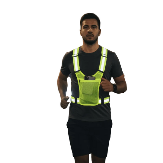 Gilet de Sécurité Haute Visibilité Réfléchissant Unisexe pour Course et Cyclisme 0