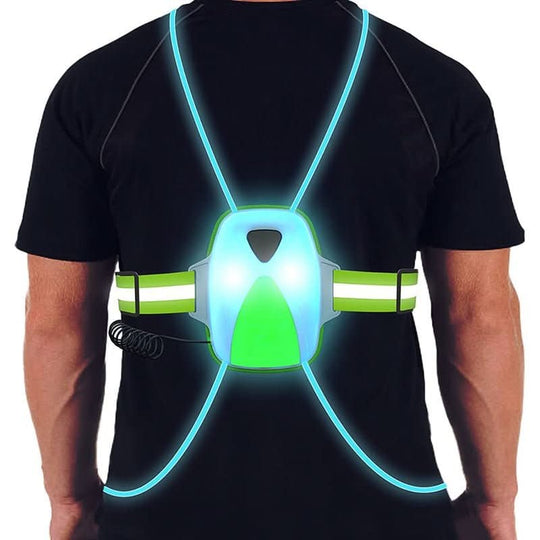 Gilet de Sécurité LED Réglable pour Activités de Plein Air 4