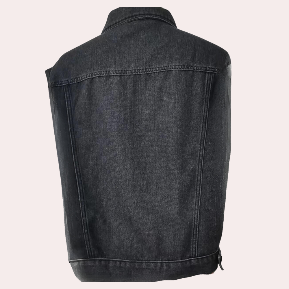 Gilet en Denim Classique pour Femmes 4