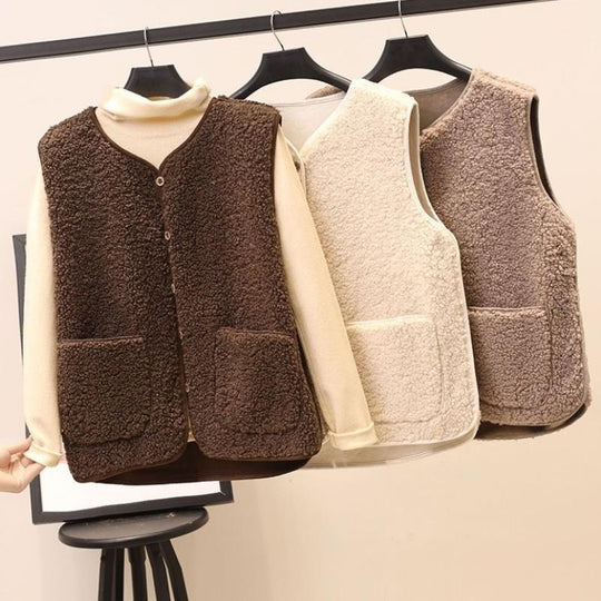 Gilet en Laine pour Femmes sans Manches 8