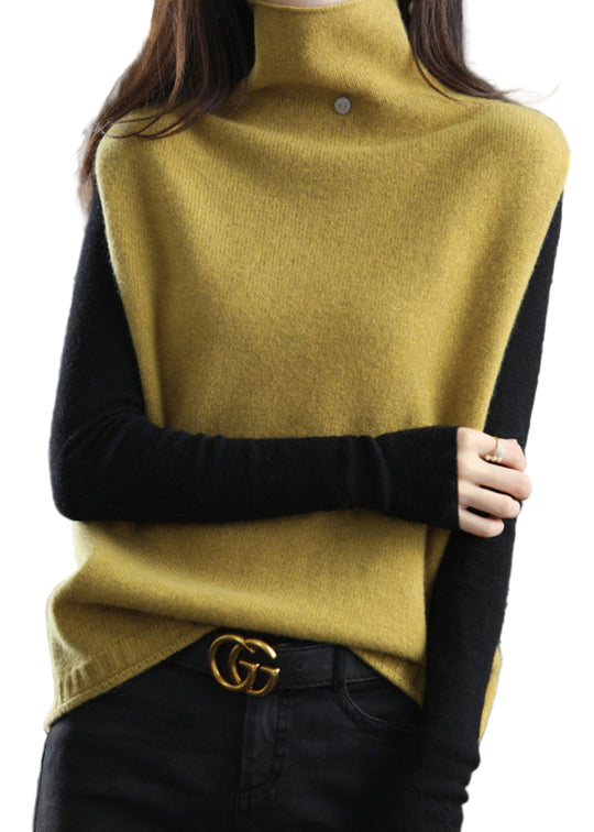 Gilet en Tricot Col Roulé pour Femme 0