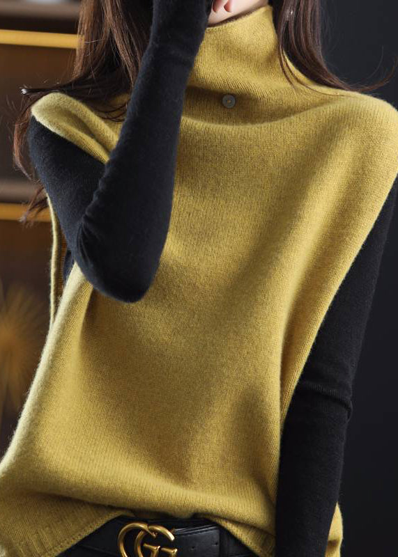 Gilet en Tricot Col Roulé pour Femme 3