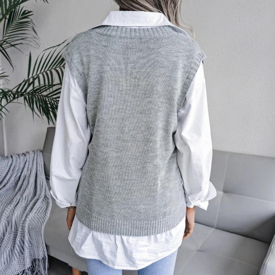 Gilet en Tricot pour Femmes au Design Moderne 3