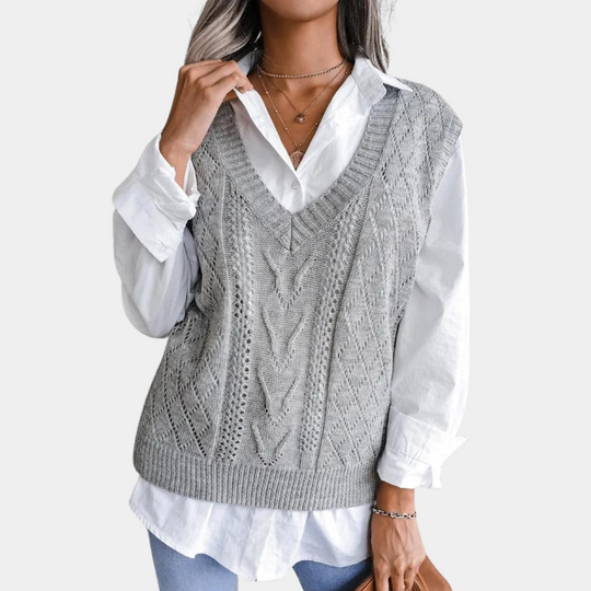 Gilet en Tricot pour Femmes au Design Moderne 4