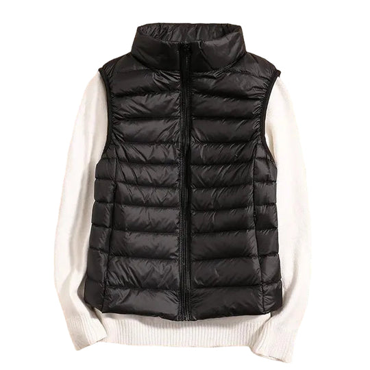 Gilet sans manches en duvet ultra léger pour femmes 0