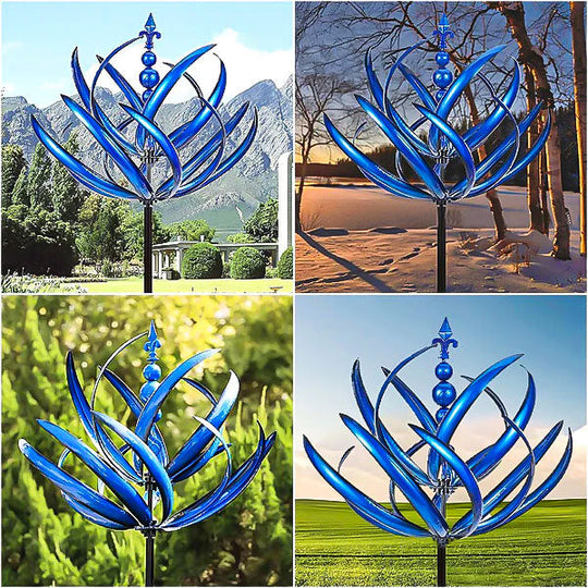 Girouette de Jardin Rotative en Métal Design Captivant 3