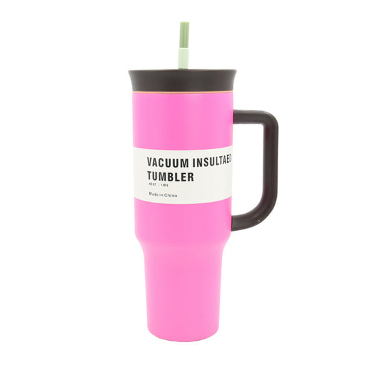 Gobelet Isotherme Femme avec Poignée et Paille 7