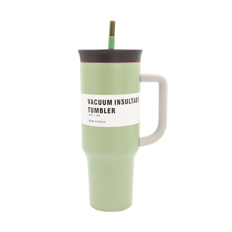 Gobelet Isotherme Femme avec Poignée et Paille 8