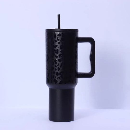 Gobelet Réutilisable Femme Motif Léopard Tendance 5