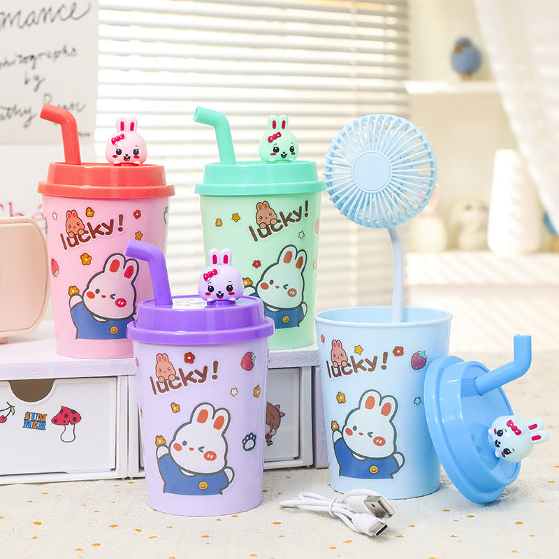 Gobelet Réutilisable Femme avec Paille Intégrée et Design Animal Coloré 2