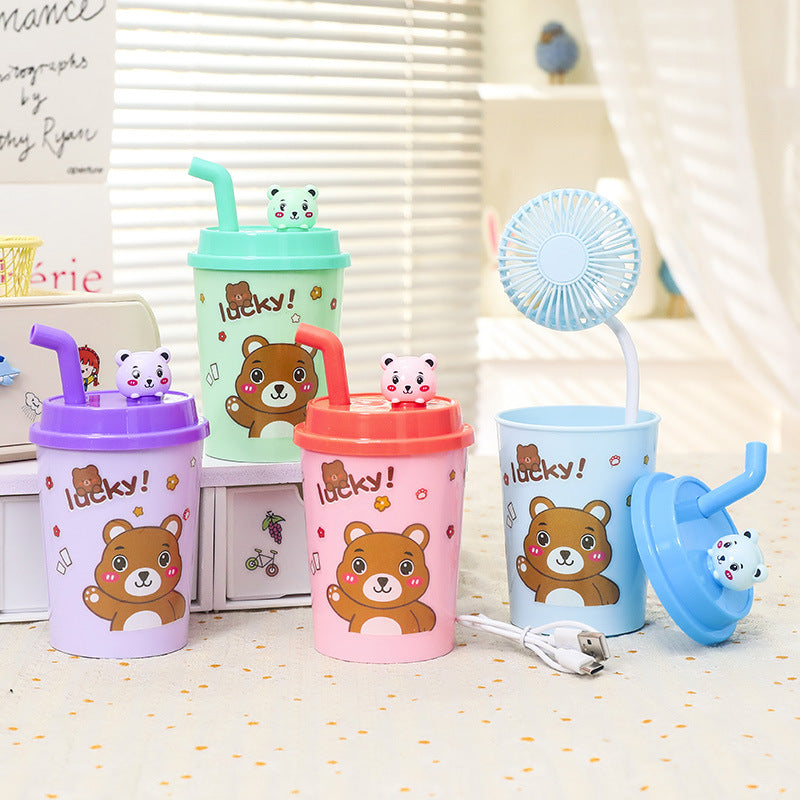 Gobelet Réutilisable Femme avec Paille Intégrée et Design Animal Coloré 3