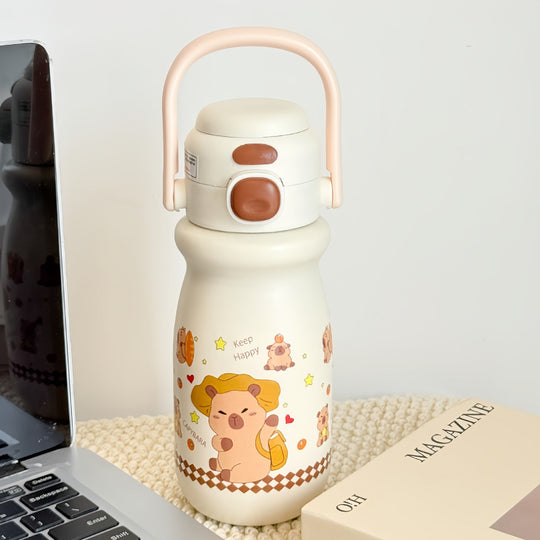 Gourde Isotherme 1L Femme Design Fraise Joyeux 2