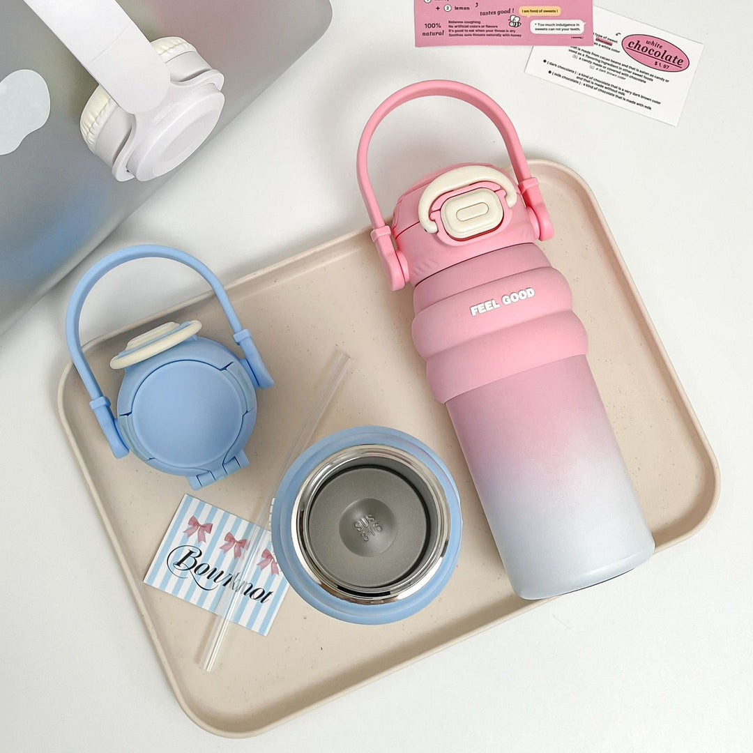Gourde Isotherme 1L Pratique Avec Poignée Ergonomique 3