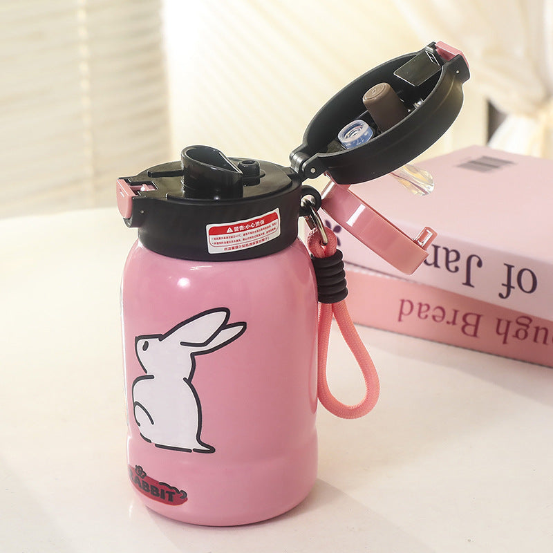 Gourde Unisexe Motif Ours Pratique Bouteille Isotherme Portable 2