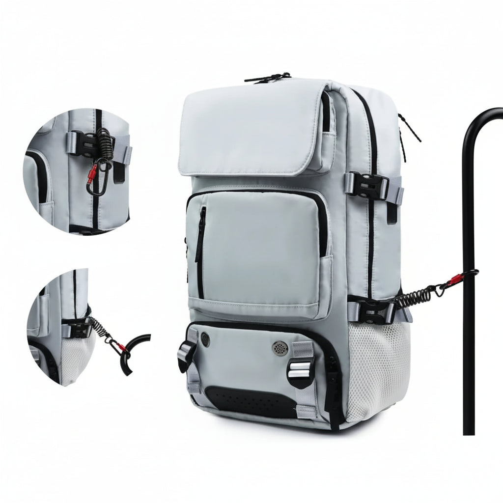 Grand Sac à Dos de Voyage Multifonction avec Port USB 3
