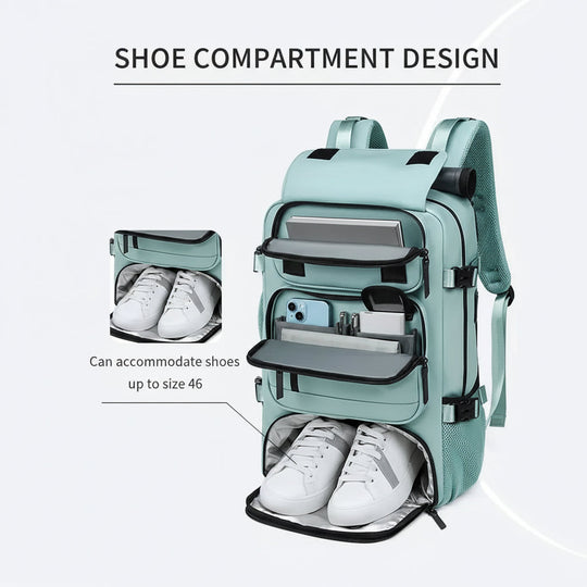Grand Sac à Dos de Voyage Multifonction avec Port USB 4