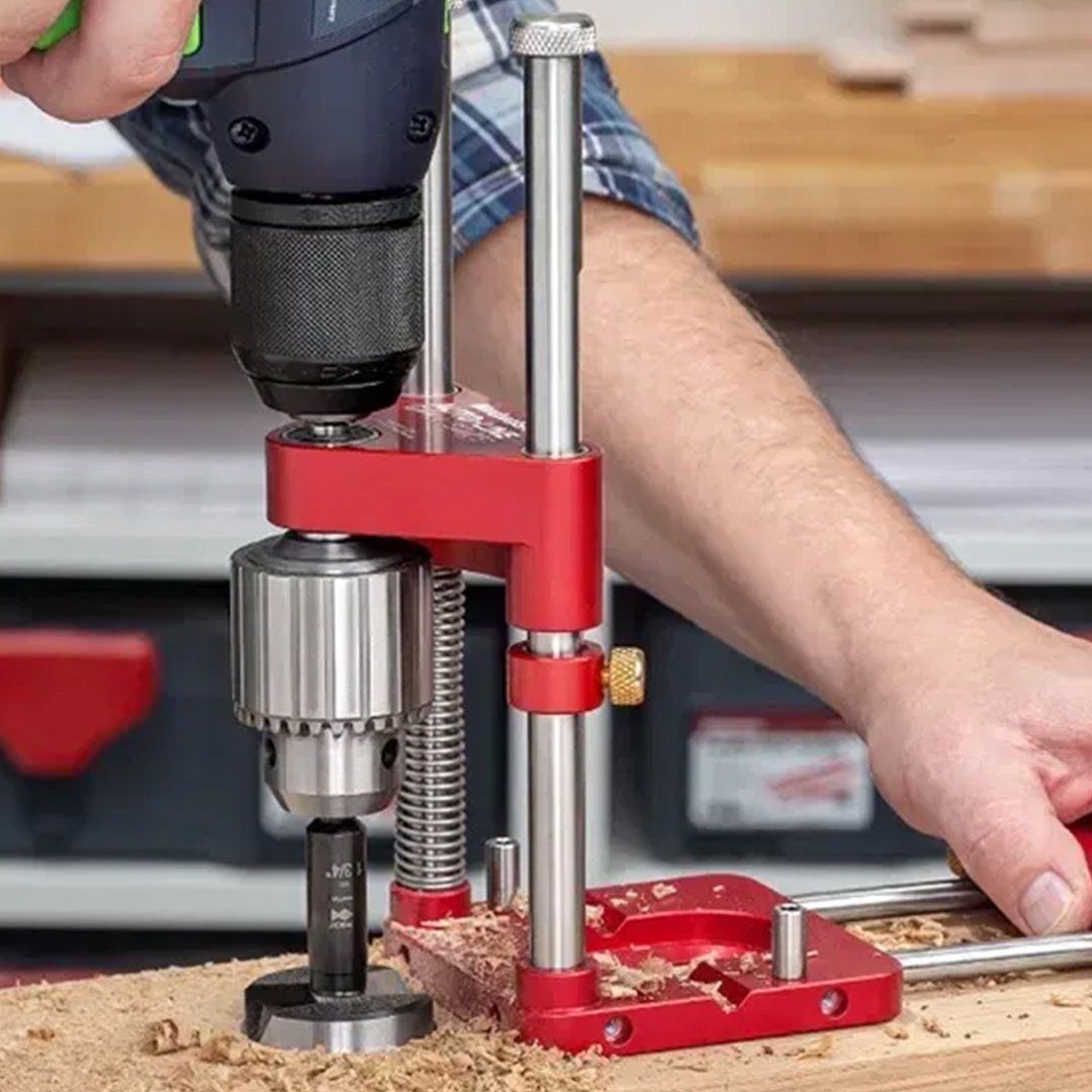 Guide de Perçage Portable pour Travaux du Bois 0