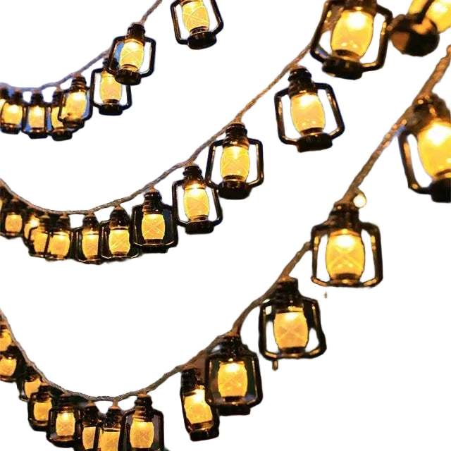 Guirlande Lumineuse LED Solaire Effet Flamme 0