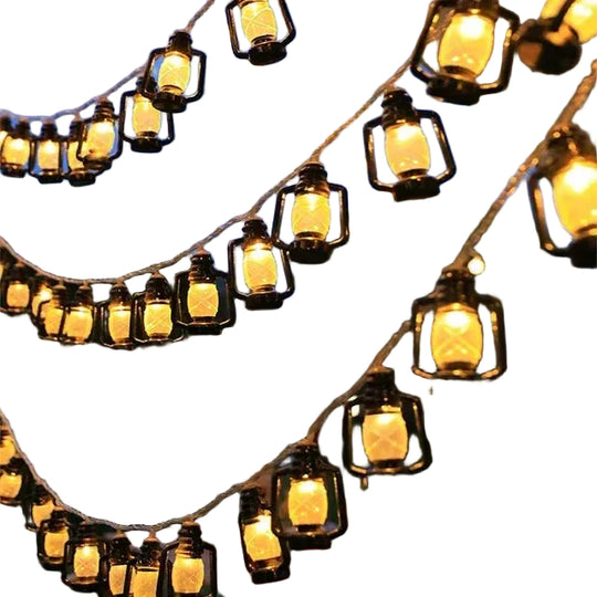 Guirlande Lumineuse LED Solaire Effet Flamme 0
