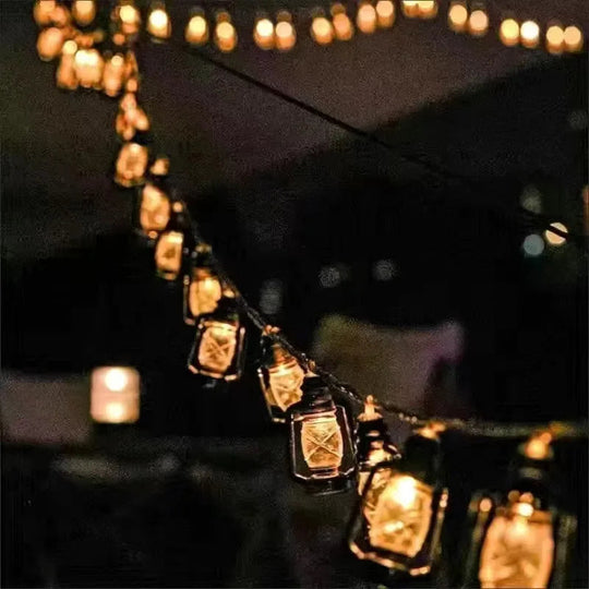Guirlande Lumineuse LED Solaire Effet Flamme 4