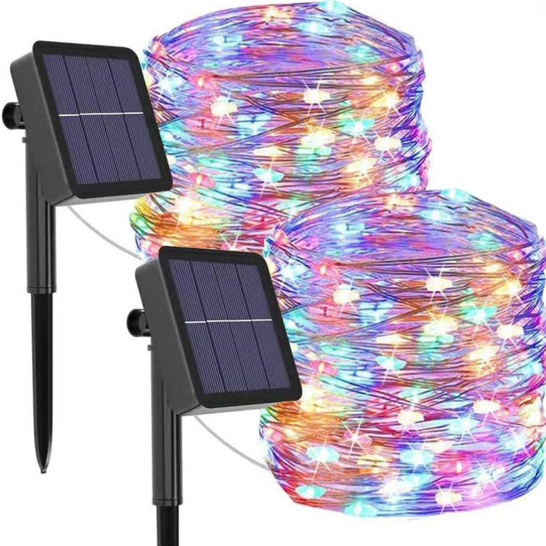Guirlande Lumineuse Solaire Étanche pour Extérieur 10