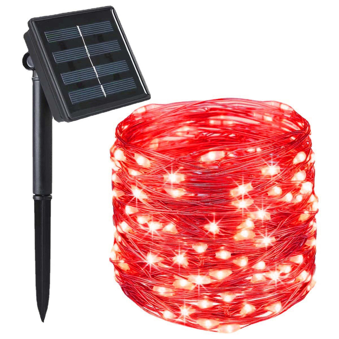 Guirlande Lumineuse Solaire Étanche pour Extérieur 8