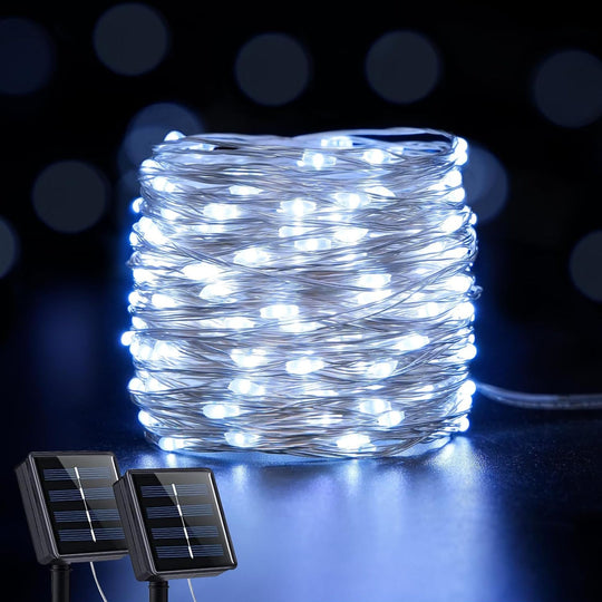 Guirlande Lumineuse Solaire Étanche pour Extérieur 9