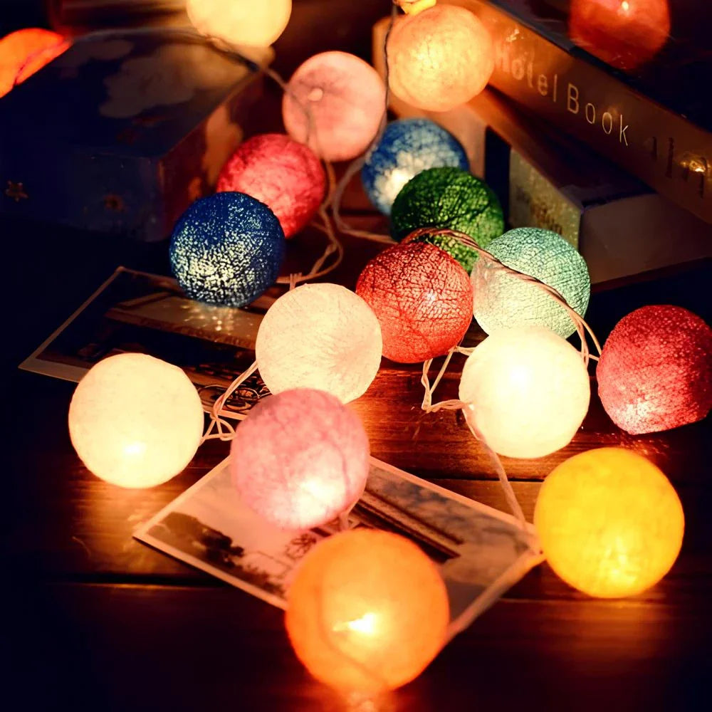 Guirlande Lumineuse à Boules pour Décoration Intérieure 14