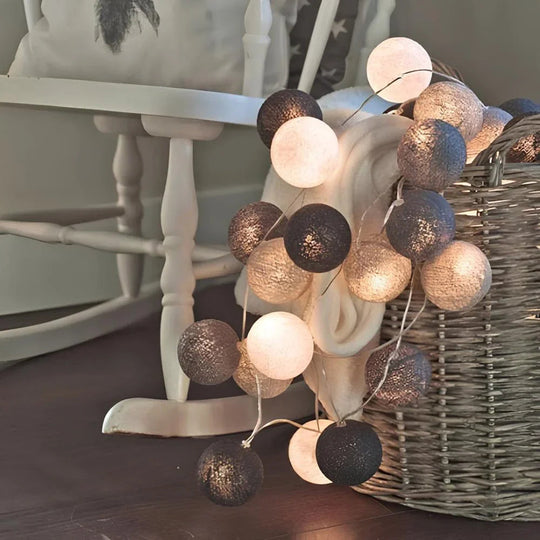 Guirlande Lumineuse à Boules pour Décoration Intérieure 16