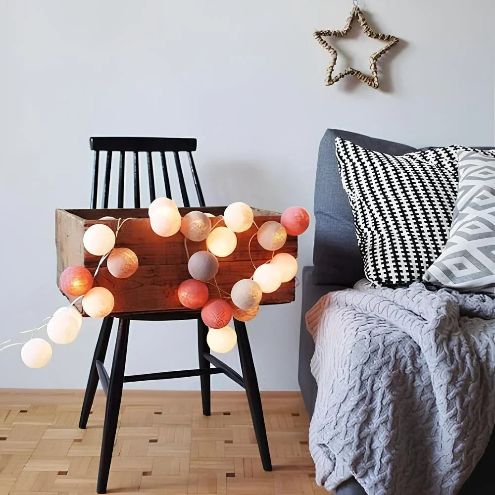 Guirlande Lumineuse à Boules pour Décoration Intérieure 3