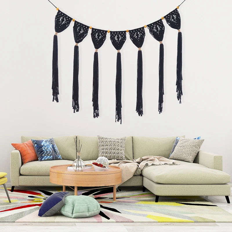 Guirlande Murale Macramé Décorative pour Intérieur 2