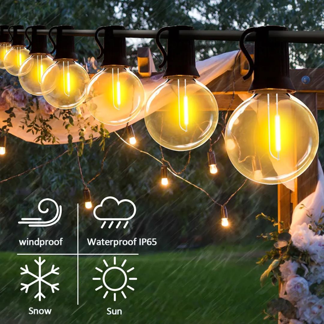 Guirlandes Lumineuses Solaires Extérieures 1