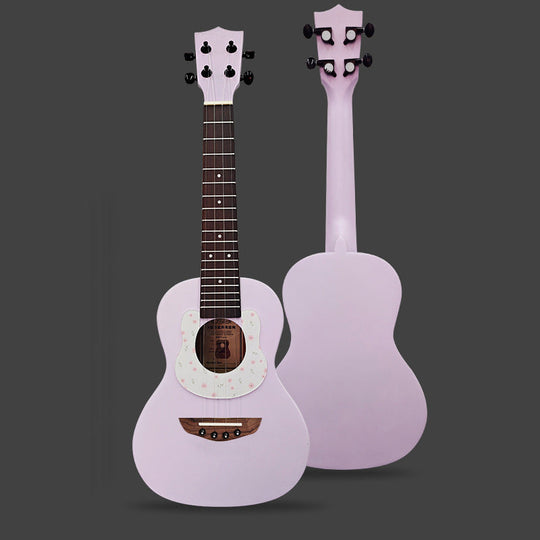 Guitare acoustique mini pour enfants design floral 0