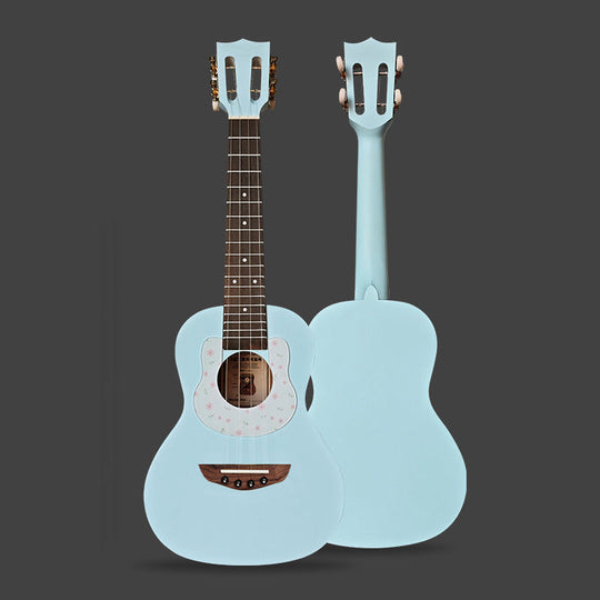 Guitare acoustique mini pour enfants design floral 5