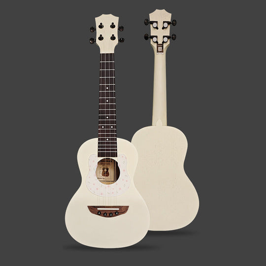 Guitare acoustique mini pour enfants design floral 6