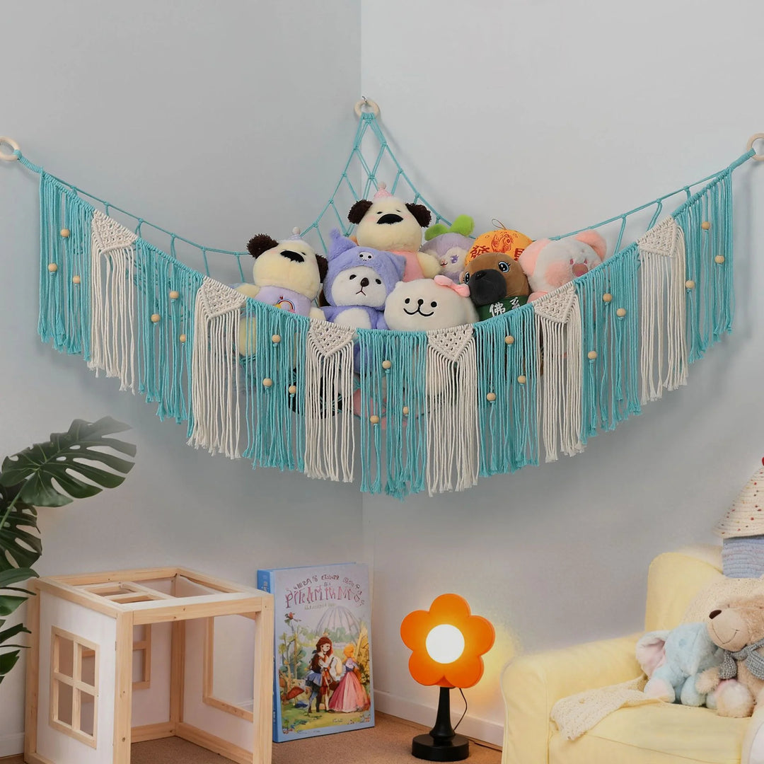 Hamac Mural Bohème avec Rangement Macramé pour Intérieur 3