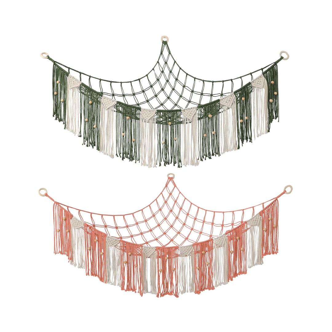 Hamac Mural Bohème avec Rangement Macramé pour Intérieur 5
