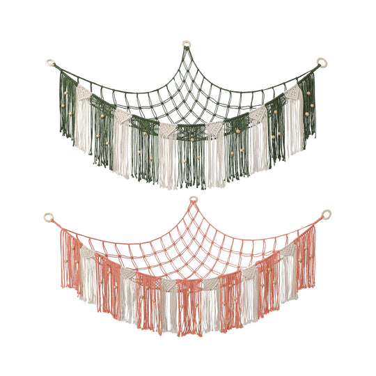 Hamac Mural Bohème avec Rangement Macramé pour Intérieur 5