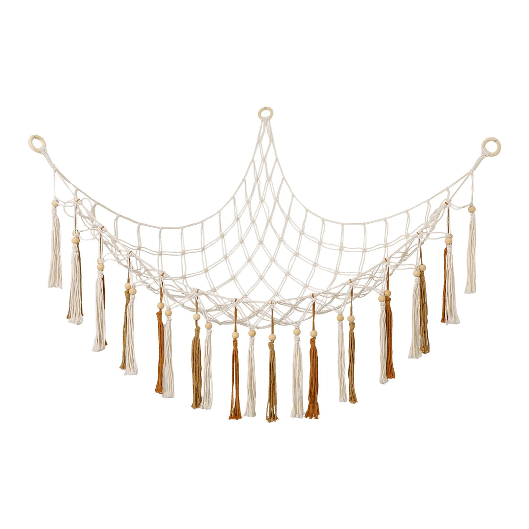 Hamac Mural de Rangement Style Macramé pour Intérieur 5