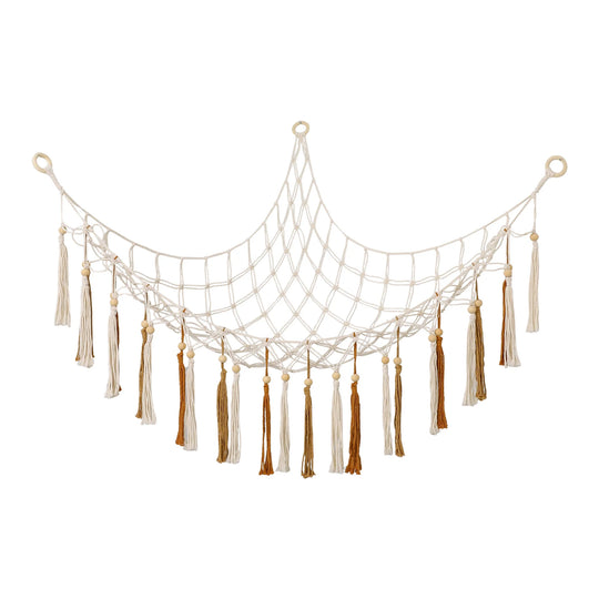 Hamac Mural de Rangement Style Macramé pour Intérieur 5