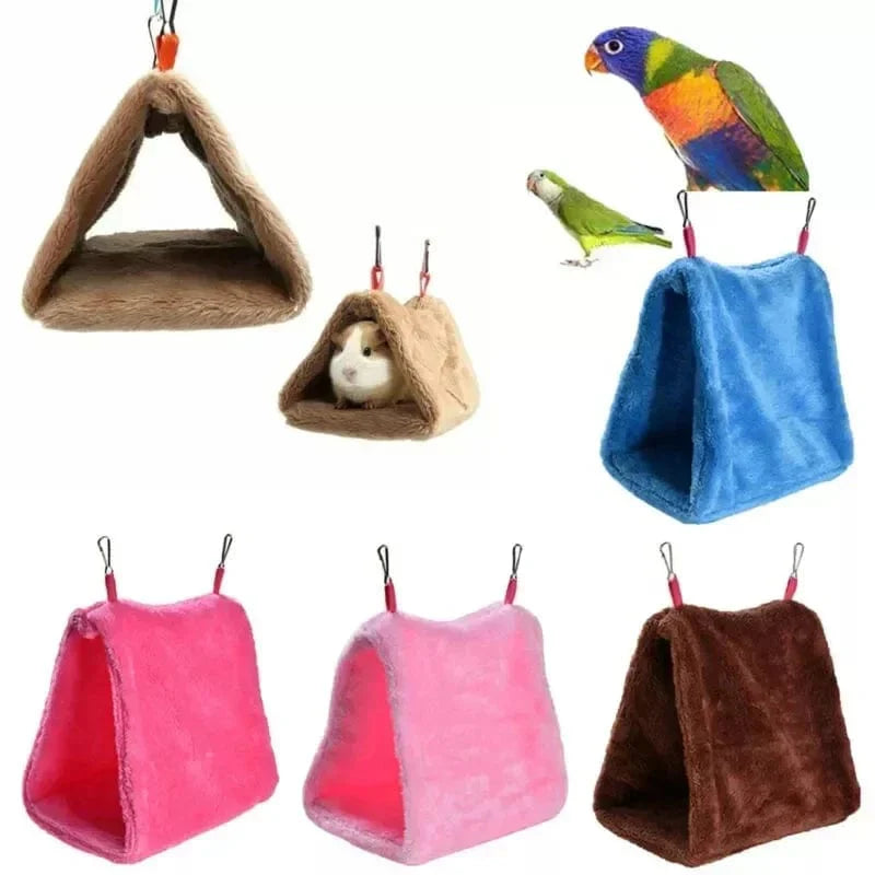 Hamac Suspendu pour Oiseaux Confortable avec Crochets 1