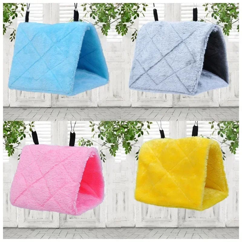 Hamac Suspendu pour Oiseaux Confortable avec Crochets 4
