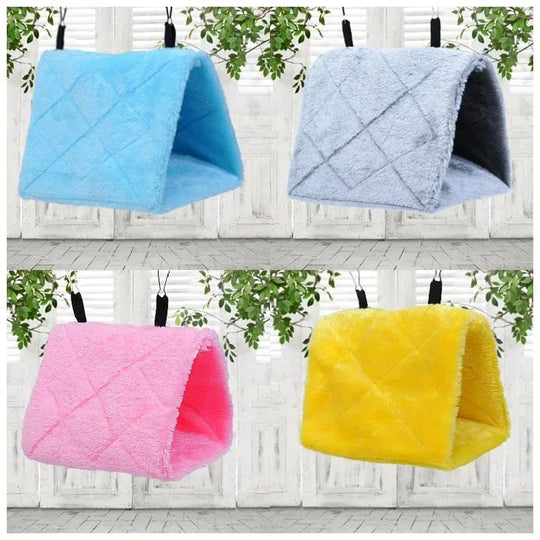 Hamac Suspendu pour Oiseaux Confortable avec Crochets 4