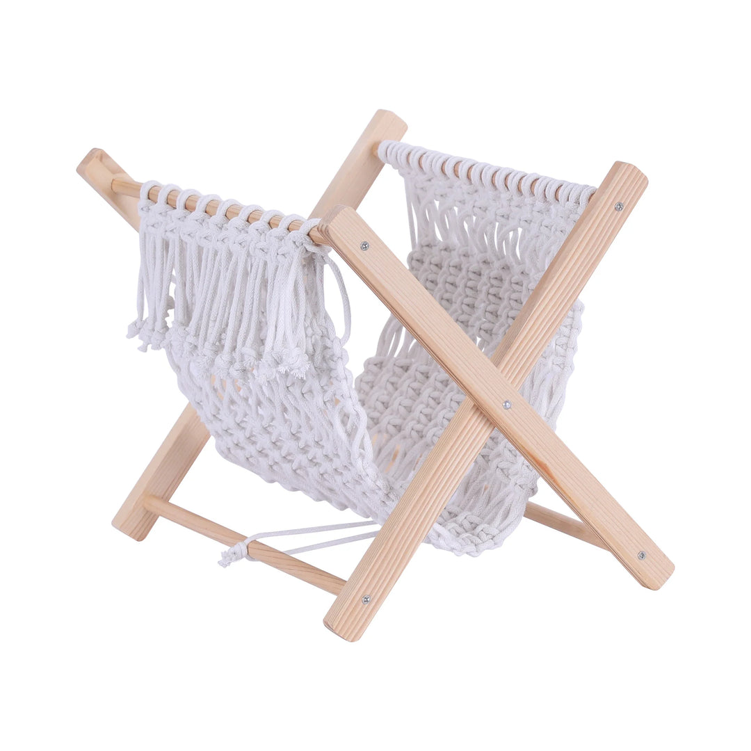 Hamac de Rangement Macramé Multifonction pour Intérieur 3
