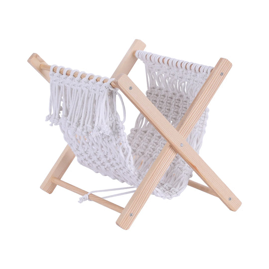 Hamac de Rangement Macramé Multifonction pour Intérieur 3