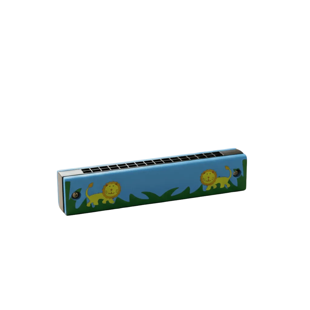 Harmonica en bois pour enfants 0