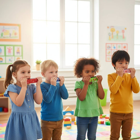Harmonica en bois pour enfants 3