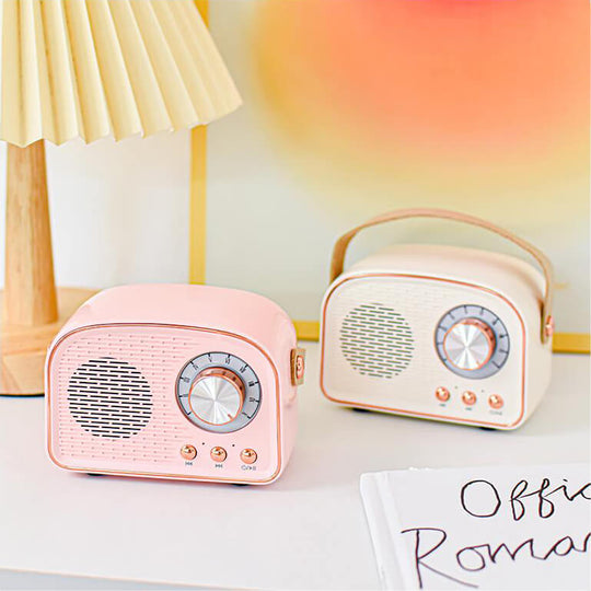 Haut-parleur Bluetooth Rétro avec Design Vintage 2